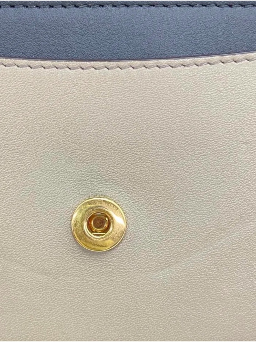 Authentic Celine Tricolor Leather Envelope Crossbody Bag in Yellow - Picture 6 of 7